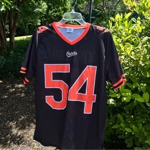 Orioles Black and Orange Unisex promoted jersey XL
